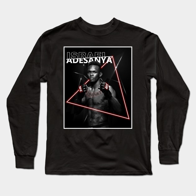 Israel Adesanya Long Sleeve T-Shirt by multylapakID